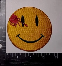DC Comics The Watchmen Smiley Face Hook /Loop Tactical Patch Fast Shipping 