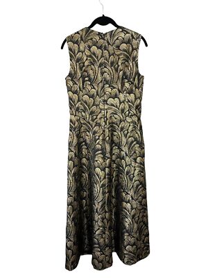 anne klein gold dress NWT Anne Klein detailed gold dress size 6
