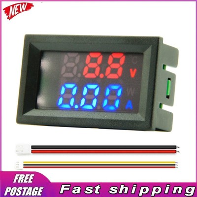 DC 100V Digital Voltmeter Multifunctional 10A Voltage Detector Measurement Tools