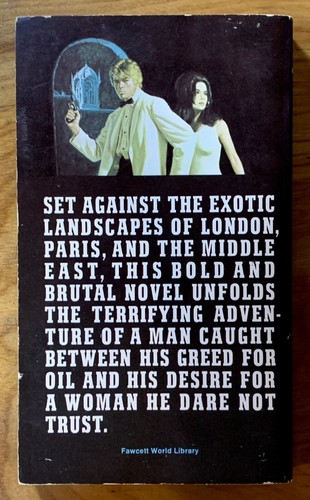 A Fortune In Death by Leonard St. Clair - VG+ vintage 1972 action/spy PBO, HTF - Picture 2 of 6