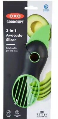 OXO Good Grips 3-in-1 AVOCADO SLICER (Safely Splits, Pits, and Slices) NIP