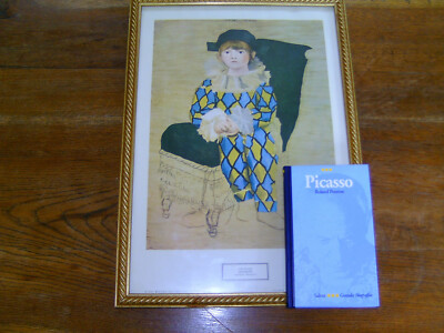 Farb- Lithographie 1981 PICASSO  -  ARLEQUIN HARLEQUIN  - HOSTENCH Barcelona
