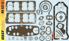 Best Full Engine Gasket Set Wgraphtite Fordmercury 239 255 Flathead 1948-1953