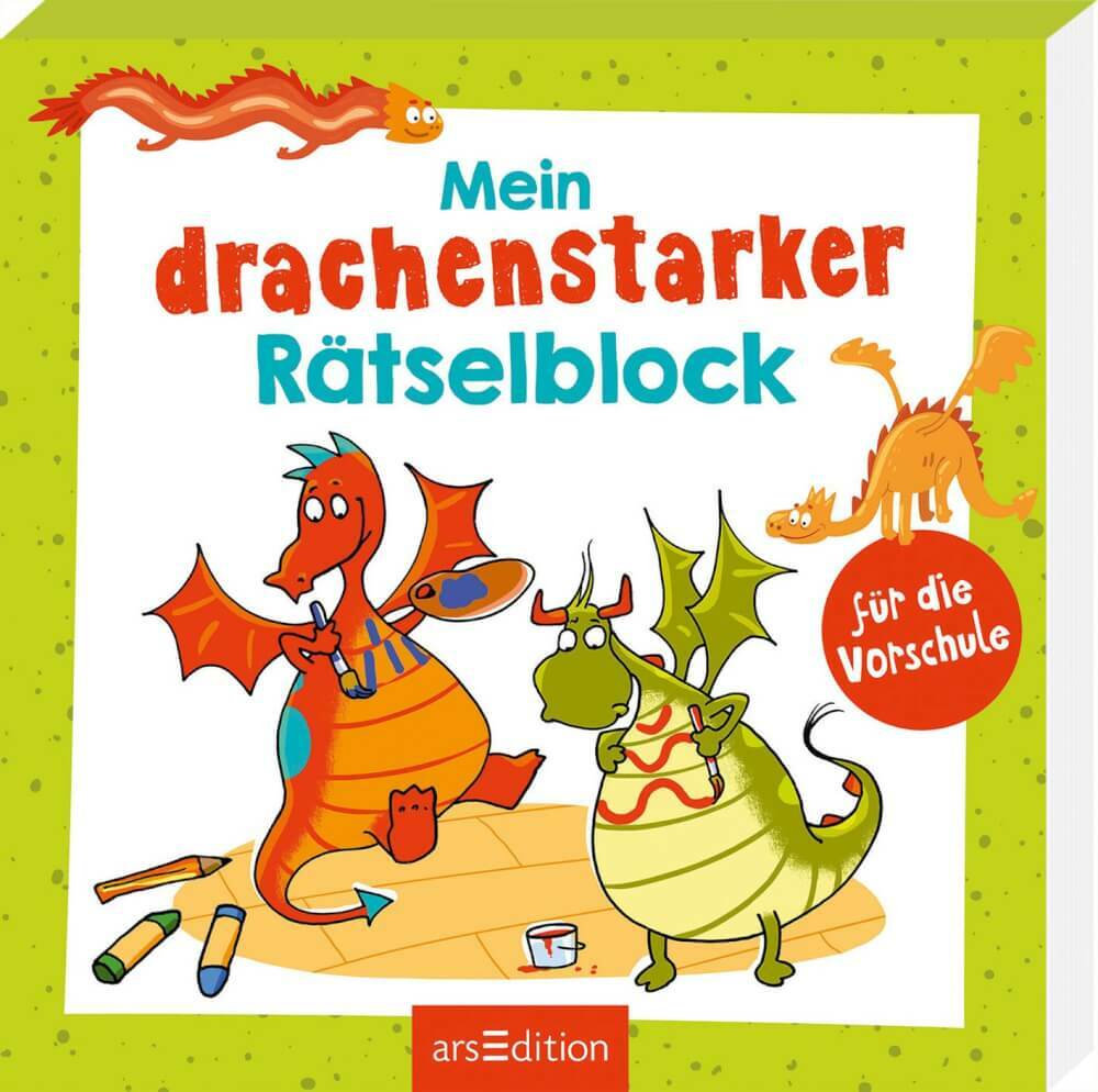 Thumbnail - Mein Drachenstarker Rätselblock Für Die Vorschule