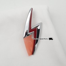 New Genuine Nissan S15 Hood Emblem S Lightning Bolt Redchrome 65892-92f10