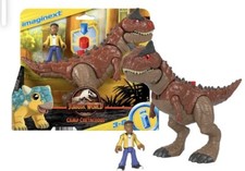 Fisher Price Imaginext Jurassic World Camp Cretaceous Carnotaurus and Darius NIB