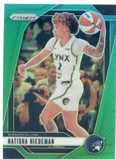 2024 Panini Prizm WNBA NATASHA HIEDEMAN #18 GREEN PRIZM LYNX