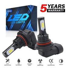 9005 Fit Honda Ridgeline 2022 2023 2024 HIGH BEAM LED Headlight Bulbs DRL WHITE