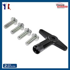 Clé Enjoliveur Antivol + 4 Vis pour RENAULT CLIO LAGUNA II MEGANE - 7700422600