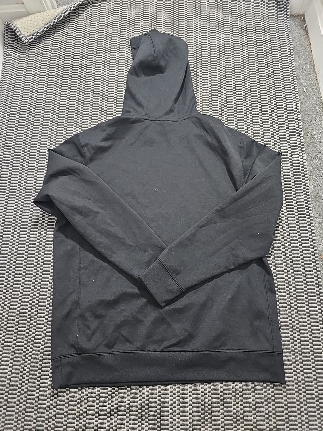 Felpa con cappuccio pullover con coulisse uomo Fila vintage taglia large nera