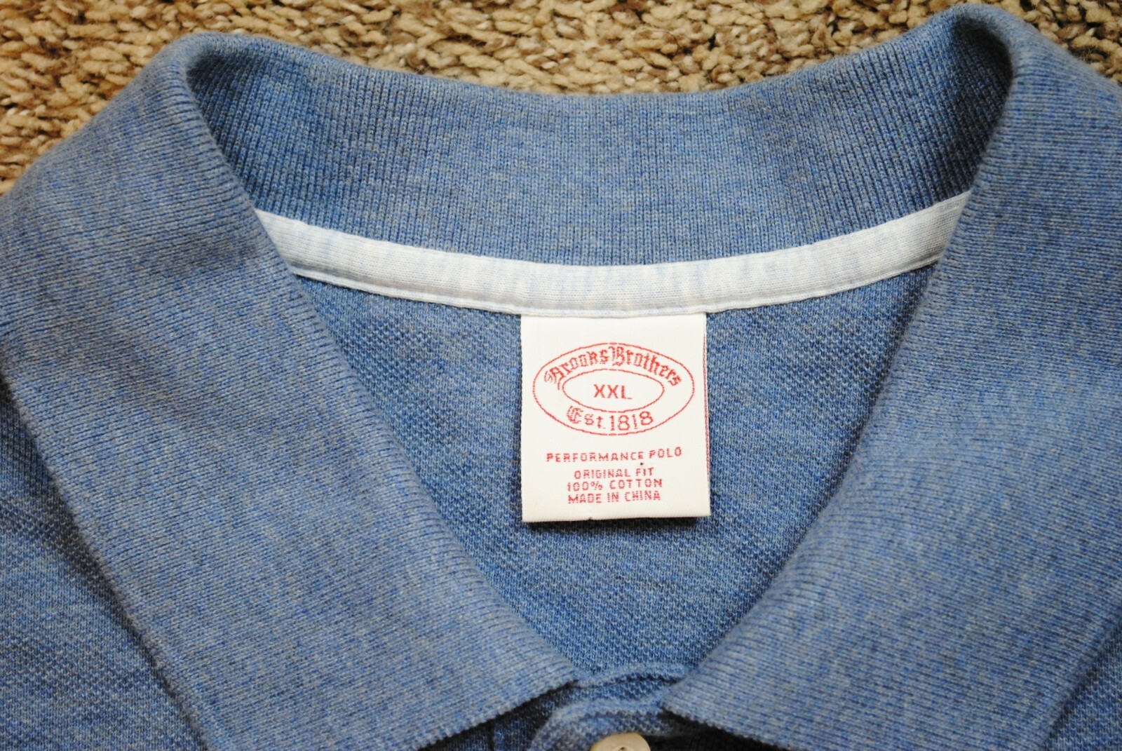 Brooks Brothers Men's Golf Polo Shirt 100 Cotton RN 93986 XL eBay