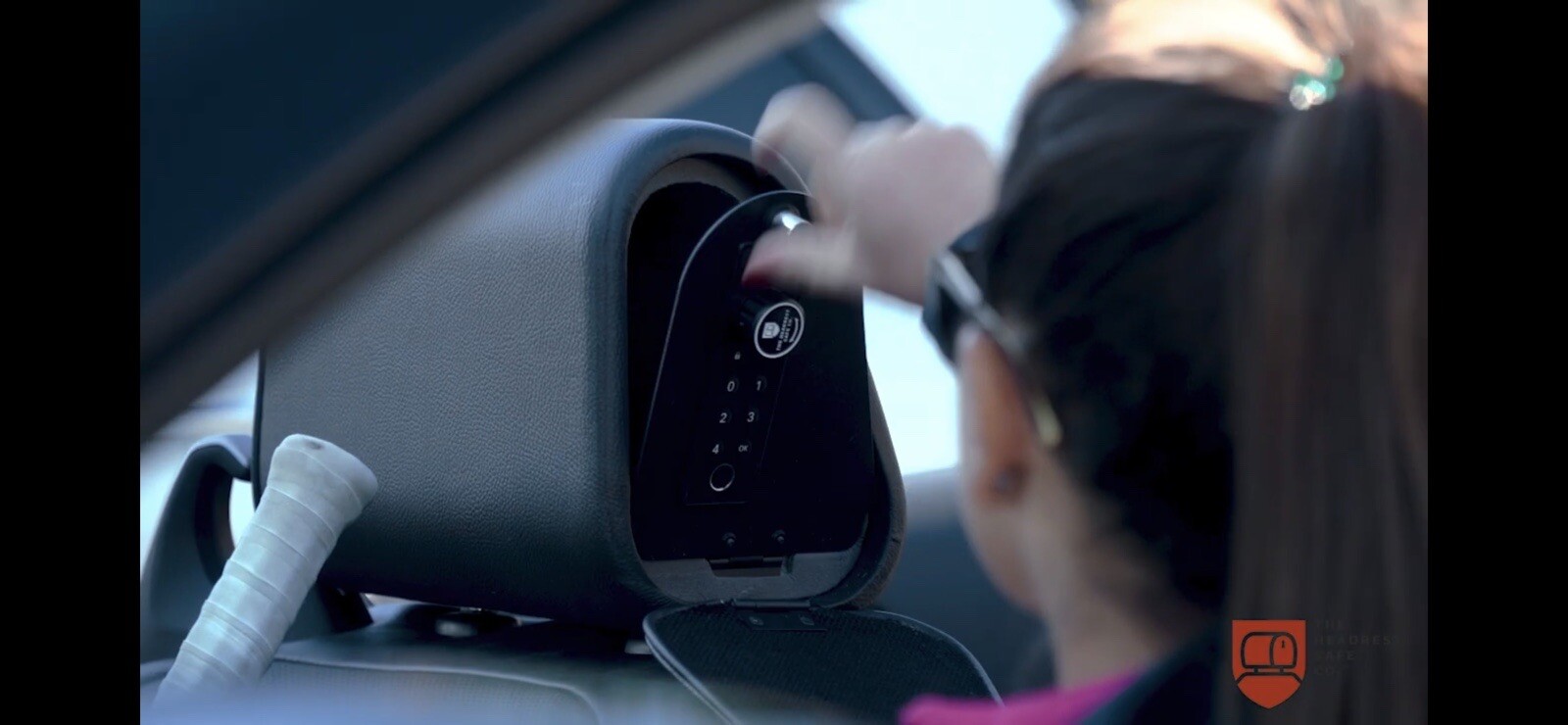 Car Headrest Safe Lock Box eBay