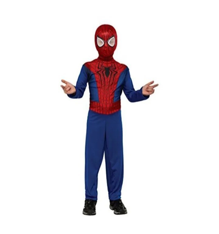 Costume Ufficiale Marvel Spider-Man Gamerverse Per Bambini - Completo Con Maschera E Guanti, Taglie 3-8 Anni - Foto 6