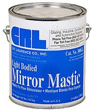 CRL 3002GL Light-Bodied Mirror Mastic - 2 Gallons Black