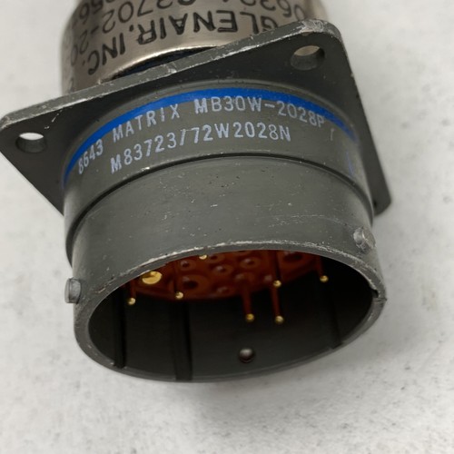 Matrix MB30W-2028P Circular MIL Spec Connector Plug M83723/72W2028N - Picture 5 of 9