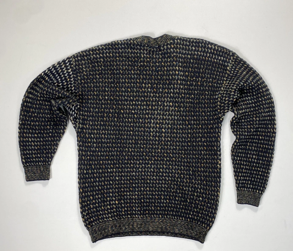 Suéter Tejido XL De Colección Tundra Canadá Para Hombre Lana Negro Exterior Cabina Gorpcore Foto 2 de 4