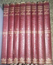 The International Library of Music Lot Of 8 Pianoforte Composition Books