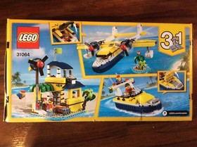 New Lego Creator Island Adventures Set 31064 in Sealed Damaged Box