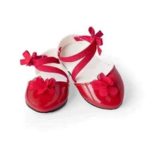 American Girl JANIE & JACK ROSE BOW FLATS - NEW IN SEALED AG BOX