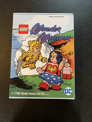 RETIRED NIB LEGO DC Comics Wonder Woman vs Cheetah 77906 SDCC Fandom 2020