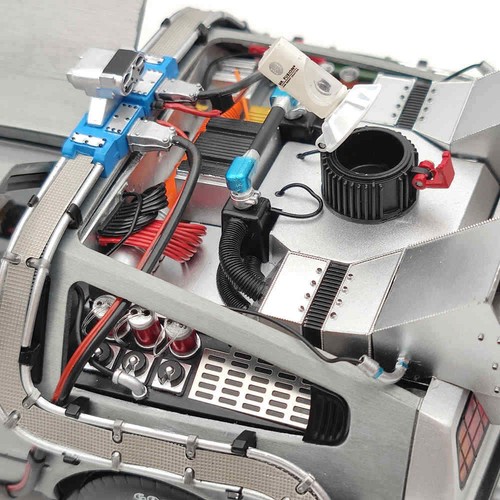 Hot Wheels 1/18 Elite Back To The Future Time Machine Delorean BCJ97 Colection - Picture 10 of 14
