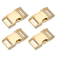 "Metallschnalle, 4Er-Pack Schnellverschlussclips (0,8\"X1,5\",Gold)"
