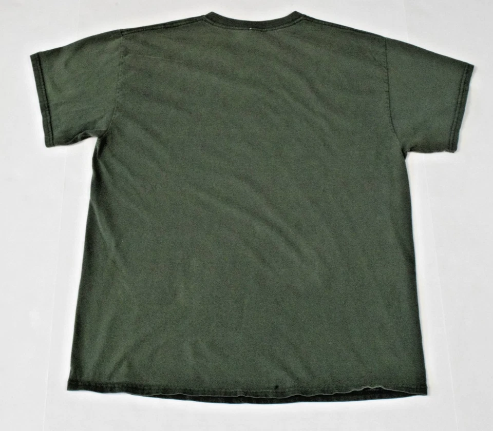 Camiseta De Colección Gildan Talla L Y2K Ejército de Estados Unidos Fuerzas Especiales Aerotransportadas Verde Militar Foto 2 de 4