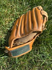 Vintage 50-60s Sears Ted Williams USA Made RHT Leather Baseball Glove JR Pro