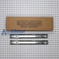 Riel deslizante para cajón congelador refrigerador Whirlpool (juego de 2) W11658403