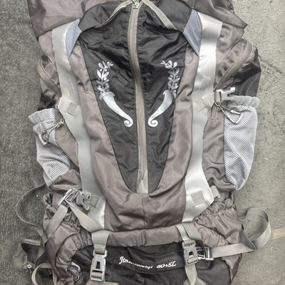 JINSHIWEIQI Outdoor Alpine Waterproof Camping, Hiking Backpack 80+5L.