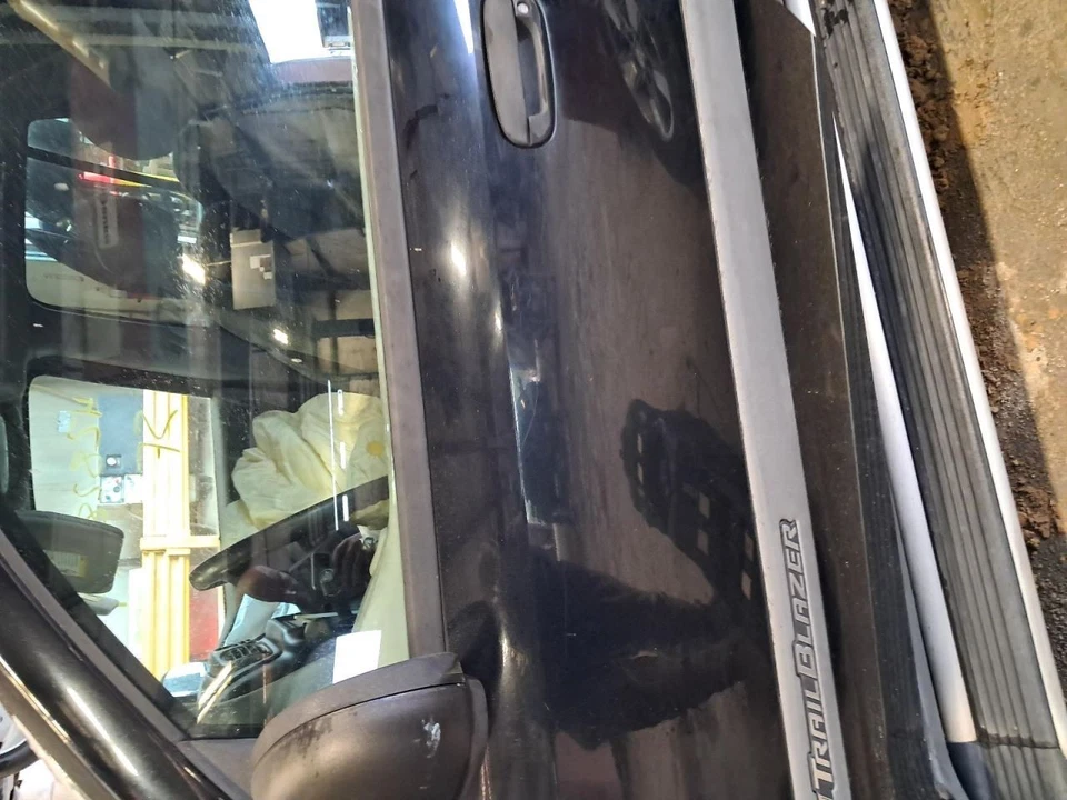 2003 Chevrolet Trailblazer Driver Front Door Shell Black Used 134K Miles - Image 2 of 4
