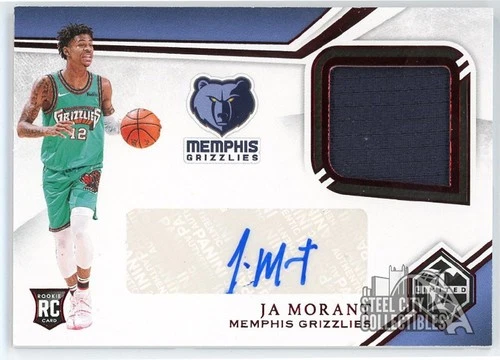 Ja Morant 2019-20 Panini Chronicles Limited Rookie Patch Auto #LR-JAM