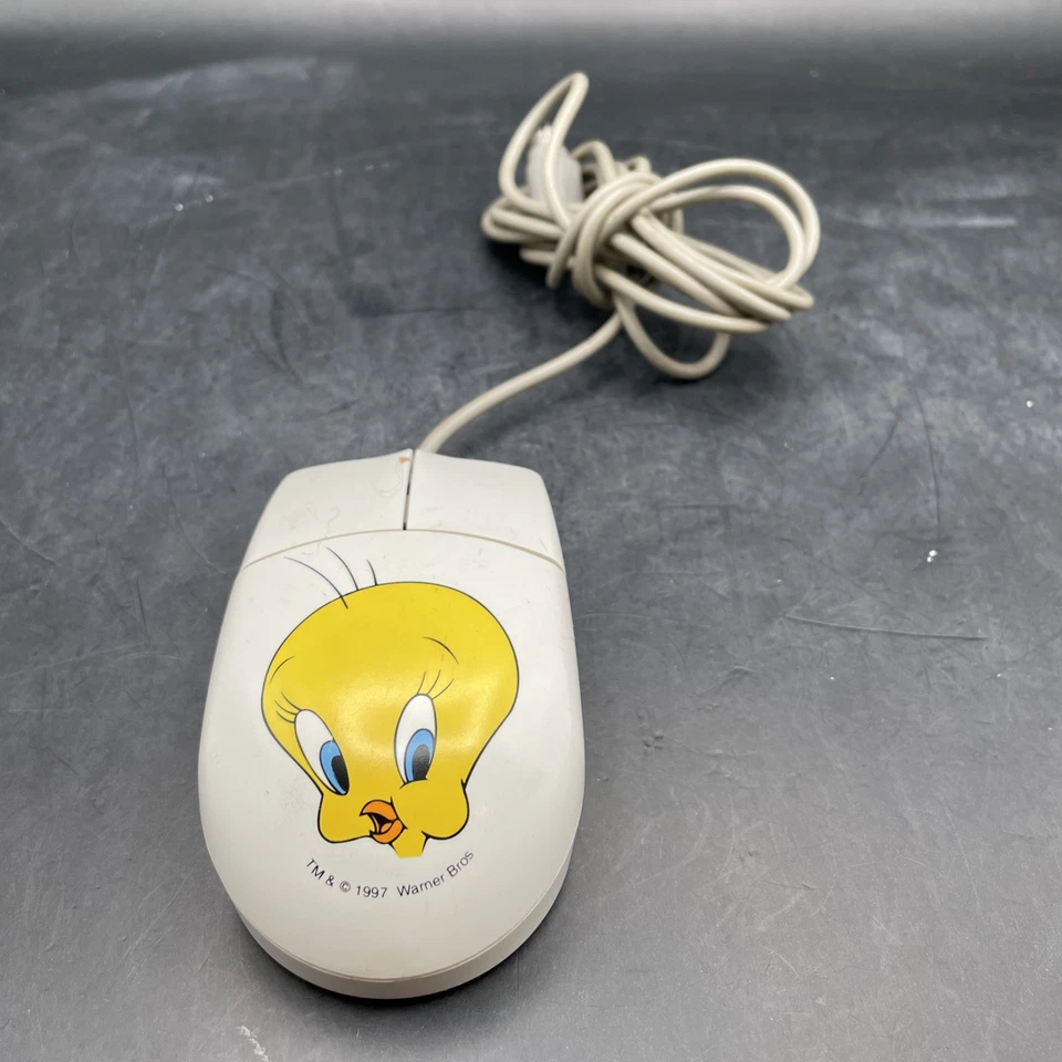 Rare Vintage 1997 WB Warner Bros Store Tweety Bird Fellows Computer Mouse - Image 2 of 4
