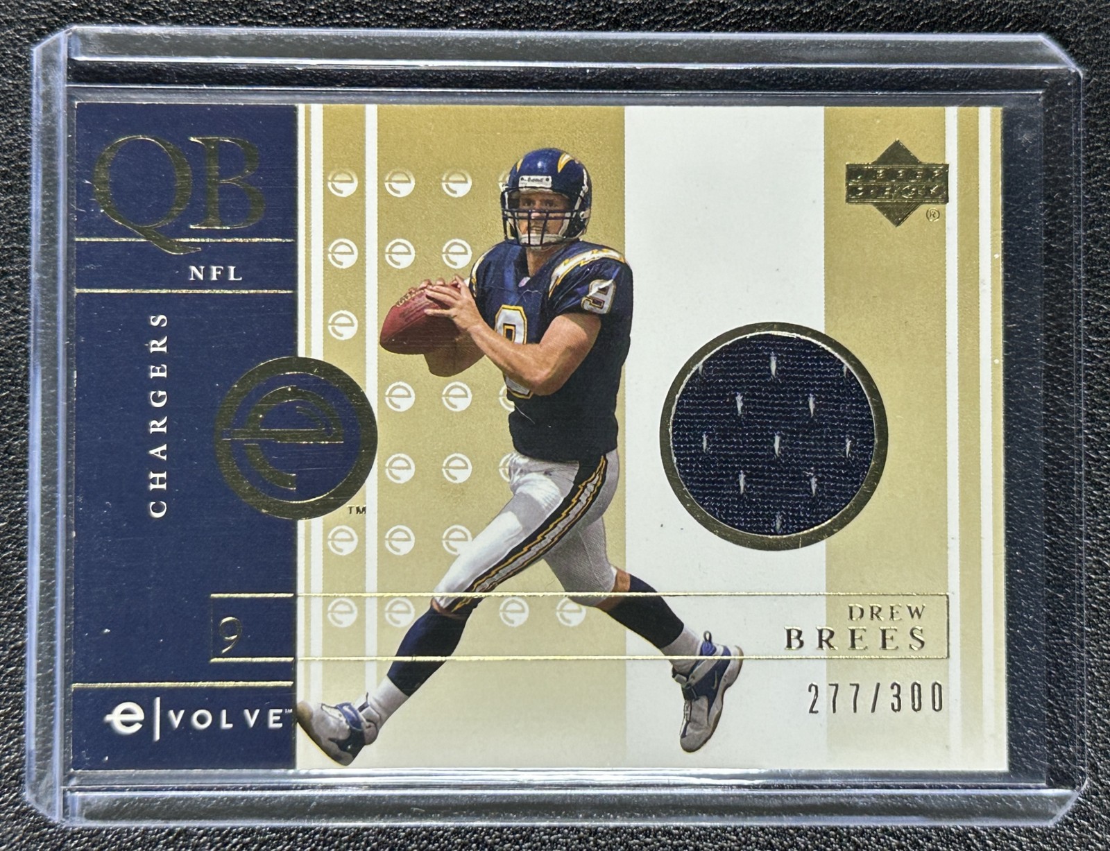 Drew Brees Upper Deck E-Card #EJDB Jersey Game