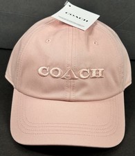 COACH PINK HAT 
