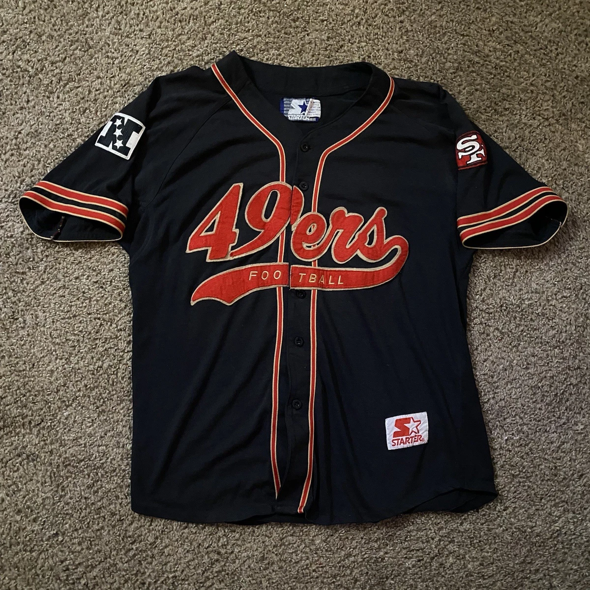 49ers Starter ユニフォーム Lサイズ 黒 Starter San Francisco 49ers NFL Jerseys for sale | eBay