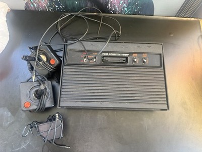 Atari 2600 Video Computer System Console + 2 Joysticks Power Supply