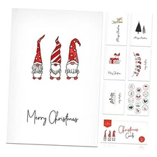 ZICOTO Beautiful Modern Christmas Cards Set of 20 - Incl. Bulk Envelopes, 