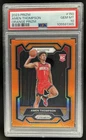 2023-24 Panini Prizm Amen Thompson RC Prizm Orange Rookie #/49 Rockets PSA 10