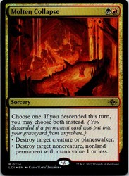 Molten Collapse #234 Rare The Lost Caverns of Ixalan Foil