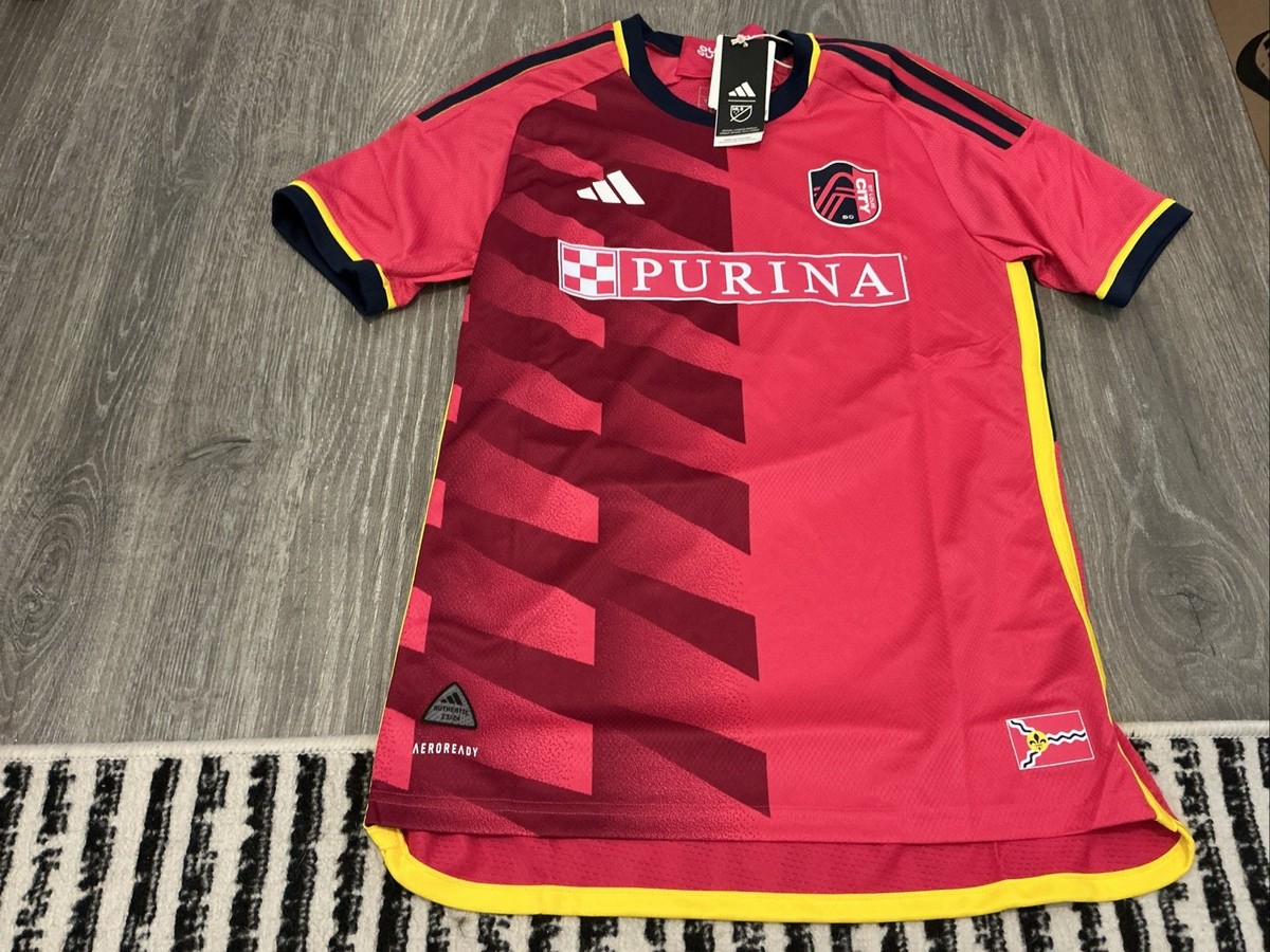 adidas Louis City SC 23/24 Authentic Soccer Jersey Men's Size