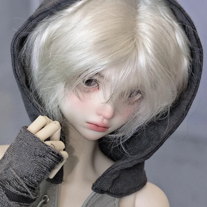 1/4 Bare Doll BJD Doll Resin Jointed Face Makeup Eyes Handmade Girl Female Gifts