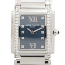 Patek Philippe Twenty Four 4910/10A-012 SS SS QZ quadrante blu