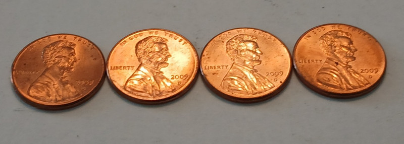 2009 D Lincoln Bicentennial Cents Buisness Strike - Circulated