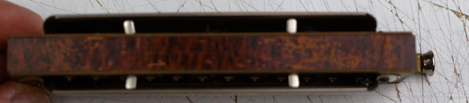 Harmonica chromatique Super Chromonica Hohner vintage clé C en boite - Photo 4/4