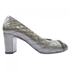 CHANEL G32680 Pumps EU37.5 US7 Green