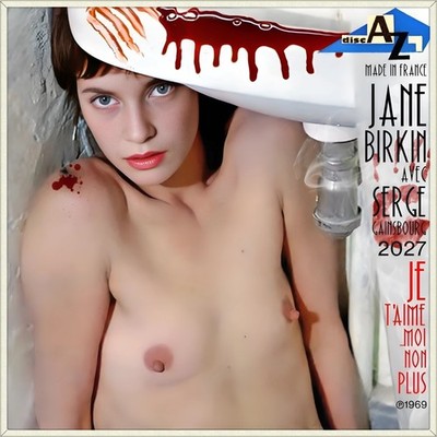 Repro Photo JANE BIRKIN Je t'aime...moi non plus DISC AZ 7'' Single Size 18x18cm