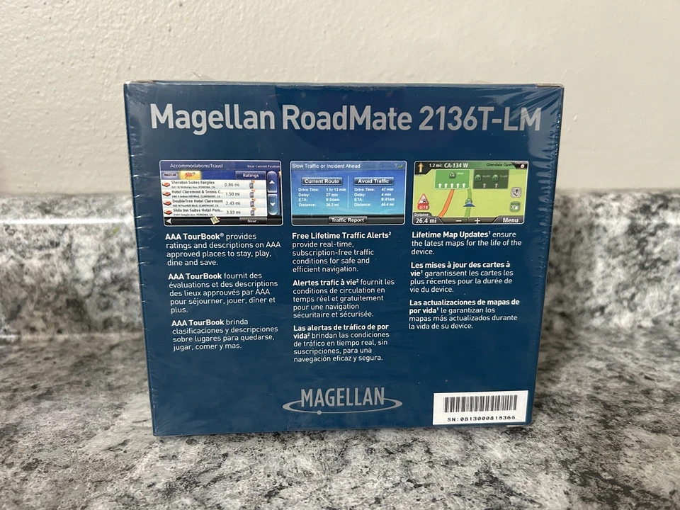 Magellan RoadMate 2136T-LM Automotive GPS Receiver New Sealed - Image 4 of 4