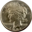 1921 Peace Dollar, BU High Relief.