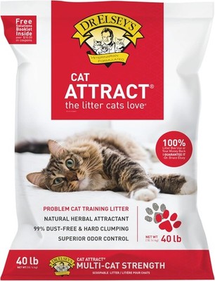 Premium Clumping Cat Litter Cat Attract 99% Dust-Free Low Tracking Hard Clumping